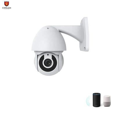 China Tuya 1080p 2 Way Dome Indoor Outdoor Surveillance PTZ Security Wireless Siren IP Camera Colorful In Night Smart WiFi CCTV Camera for sale