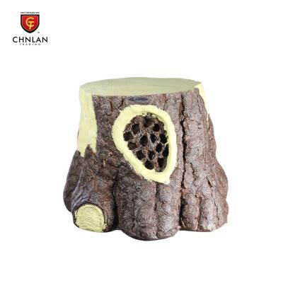 China Two way stereo sound with CS168 tweeter and woofer tree stump root shape waterproof two way sound outdoor 20w speaker for garden for sale