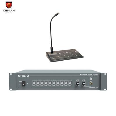 China 10 Zone CT1304S PA System Built In Chime 10 Zone Remote Call Paging Microphone Station for sale