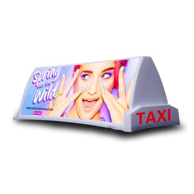 China New Design Taxi Magnet PP Top Light Taxi Advertising Top Light / Customized Rectangle for sale