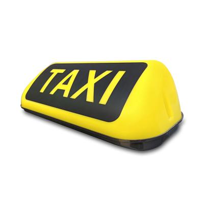 China Yellow Light Taxi Roof Car Factory Price Cab Top Signs With Strong Magnets Rectangle for sale