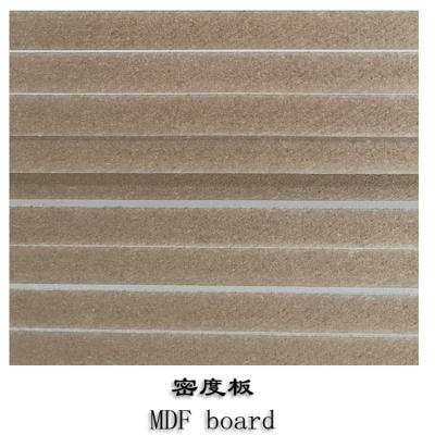 China MDF Medium Density Fiberboard Sale Moisture Proof Medium 2 25mm Wood Style Exterior Interior Furniture Hotel CLASS Design Technical Flooring Door for sale