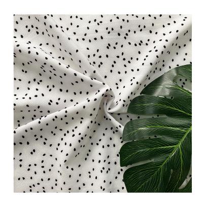 China 2021 Hot Selling Customized Cirle Pure And Dot 100%Polyester Printed Fabric For Women's T Shirt for sale