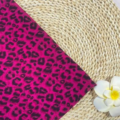 China Pure hot sale width 150cm leopard printing fabric for making women's dress fabric garment for sale