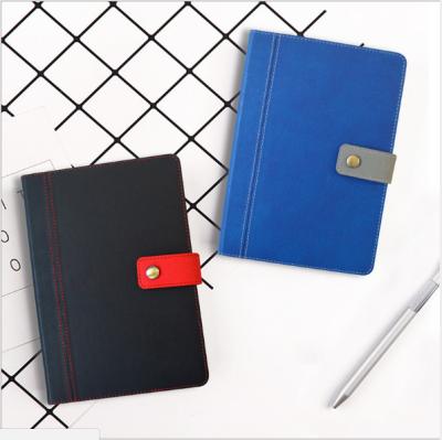 China New eco-friendly paper magnetic buckle notebook set printing work office notebook decompression business notebook for sale