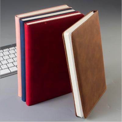 China Wholesale A5 Sheepskin Eco-friendly Paper Notebook Thickened Soft Office Meeting Logo Custom Gift Notebook for sale