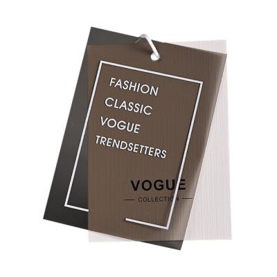 China Luxury Recyled Paper Custom Clothing Hang Tags Garment Swing Tags sexy lingeries hangtags for own logo apparel for sale