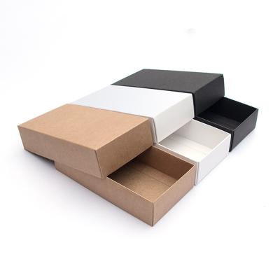 China Customized Size High Quality Recyclable Printing Logo White Recycled Corrugated Kraft Paper Gift Box for sale