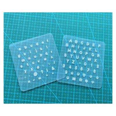 China Wholesale ABS China Goods Letter Leather Diy Kit Pattern Stamp Tool for sale