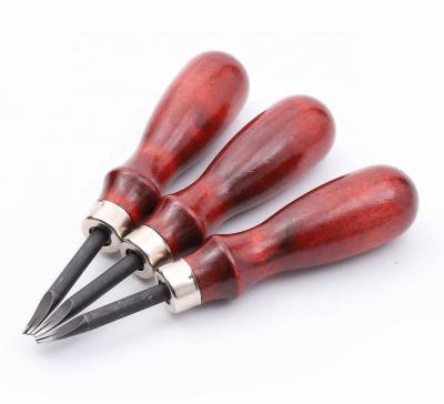 China Wood Handle + Steel China Supplier Quality Other Hand Tool Leather Craft Tool For Leather Crafts for sale