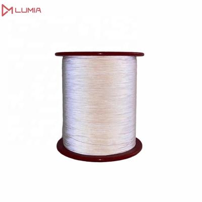 China Safety Warning 0.5mm White Reflective Yarn For Knitting for sale