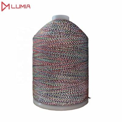 China Low Shrinkage Hot-selling Seven Color Reflective Yarn For Weaving Ribbon for sale