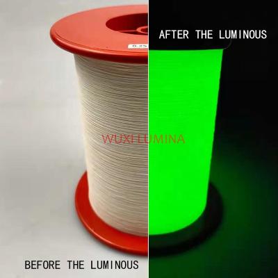 China High tenacity factory direct sales of the most instant green luminous yarn can be used for knitting for sale