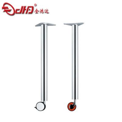 China Table 60mm Chrome Iron Furniture Legs Coffee Table Legs With Casters for sale