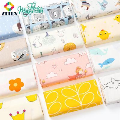 China Anti-Static Chinese Wholesaler 100% Cotton Fabric Soft Quilting Cut Pieces for sale