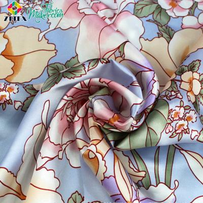 China Fondday QUICK DRY NO MOQ OEM Pure Color Satin 100% Silk Fabric Custom Printing for sale