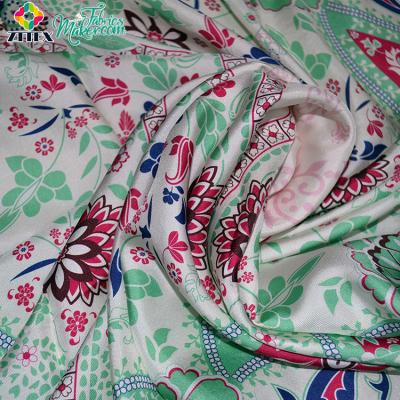 China ZTTEX Summer Dress Fabric 19mm High Gloss Silk Satin Fabric QUICK DRY for sale