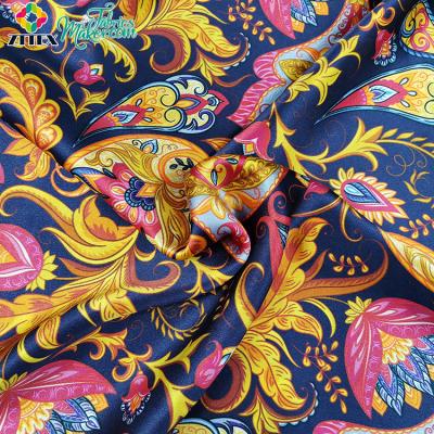 China High QUICK DRY Absorbent Viscose Velvet Dress Fabric 20% 80% Elegant Silk Silk Fabric For Ladies Pants for sale