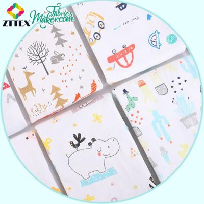 China 4 Way Anti Pill Design Terry Cartoon Soft Material Cotton Fabric Fondday 2020 New French Lycra Stretch Fabric Soft Material for sale