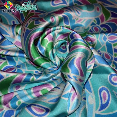 China Plain Pill Dyed Pattern Diaper Cloth Anti Burnout Printing Organza Silk Cloth Ready To Ship Silk Cloth for sale