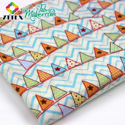 China ZTTEX Woven Fabric 98% Organic Cotton 2% Spandex Spandex Twill Custom Soft Printing Fabric for sale