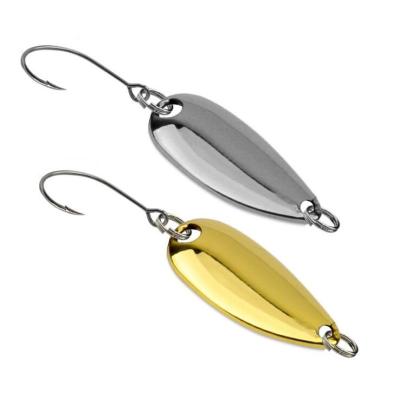 China Iron Sheet Trout Metal Spoon Fishing Lure Spoons Hard Lure 3cm 2.5g VIB for sale