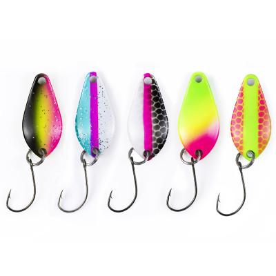 China Fishing Tackle 2g 2.5cm Artificial Hard Metal Spinner Bait For Fishing Tackle for sale