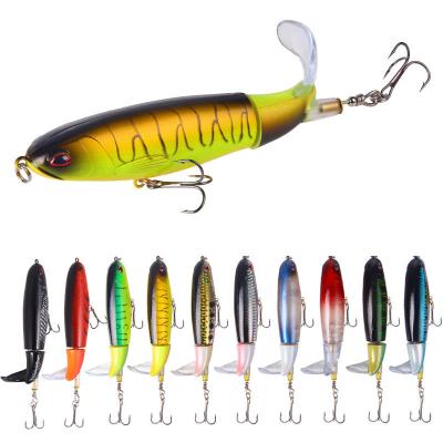 China Plastic Artificial Groundbait Bass Floating Fishing Lures Hard Pencil Lure De Pesca Fis for sale