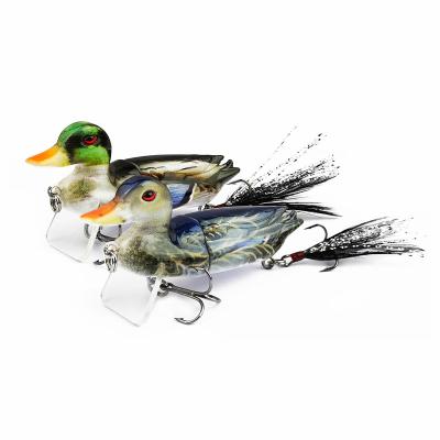 China Hard ABS 11G 70mm Duck Lure Multi-Section Bait Fishing Tackle Supplies for sale