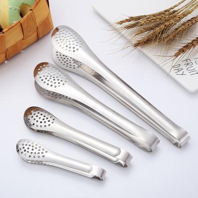 China CLASSIC High Quality Food Beverage OEM Metal Tongs 201 Stainless Steel Food Clip for sale