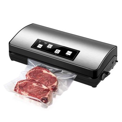 China Hotel Vacuum Sealer Automatic Fresh Food Saver And Storage Vacuum Sealer System With Black Power Electric Vacuum Bags Machine for sale