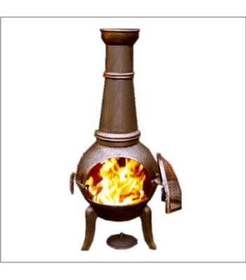 China Cast Iron Heater Wood Burning Cast Iron Outdoor Outdoor Chimenea for sale