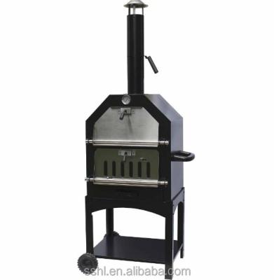 China Easily Cleaned Wood Fired Pizza Oven / Outdoor Steel Pizza Oven for sale