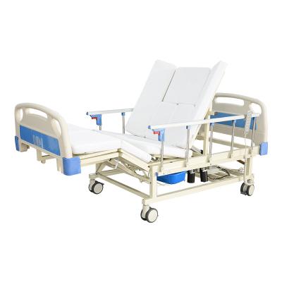 Cina Hospital Clinic Multi Functional Nursing Bed Patient In Hospital Chair Bed With Adjustable Toilet For Senior in vendita