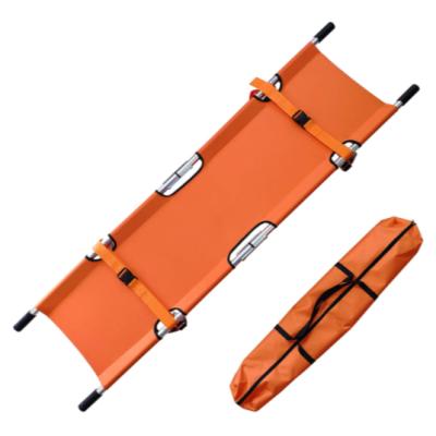 China Aluminum Alloy Outdoor Portable Stretcher Folding Stretcher Emergency Motor Rescue Motor Stretcher Patient Rescue Te koop