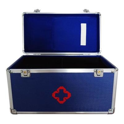 Chine Hospital Nurse Medical Emergency Medicine Box Aluminum Alloy Medicine Cabinet Storage Box For Home Clinic à vendre