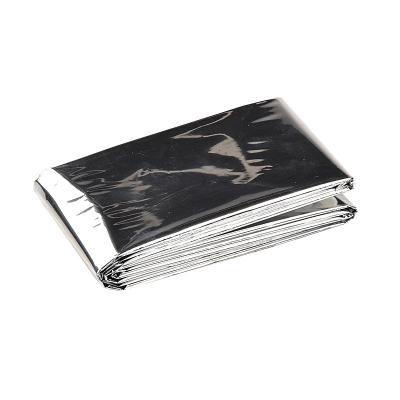 China Disposable PE Thermal Covering Aluminum Film Covering Lightweight Emergency Mylar Camping Gear Waterproof Outdoor Te koop