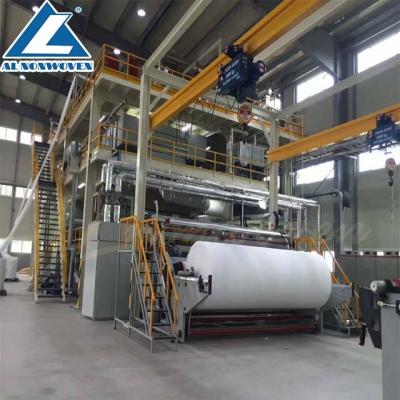 China Baby Diaper / Medical Product Specially Designed S/SS/SSS PP Spunbond Nonwoven Fabric Production Line for sale