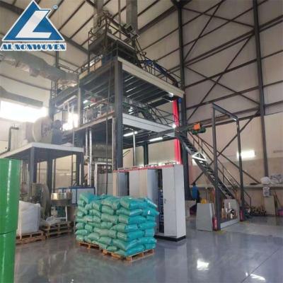 China Shopping Bags Polypropylene Spunbond Nonwoven Fabric Making Machine For Single Beam for sale