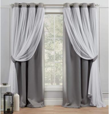 China 2021 New Blackout Thermal Insulation Bedroom Curtains The Living Room for sale