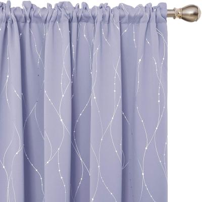 China Customizable Hot Sale Blackout Size Insulated Grommets Top Shading Living Room Curtains for sale