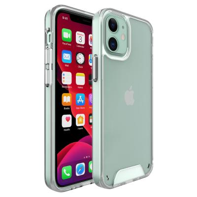 China Anti-drop for iphone 12 mini 12 pro max cell phone case plating tpu space clear case for iphone 12 for sale