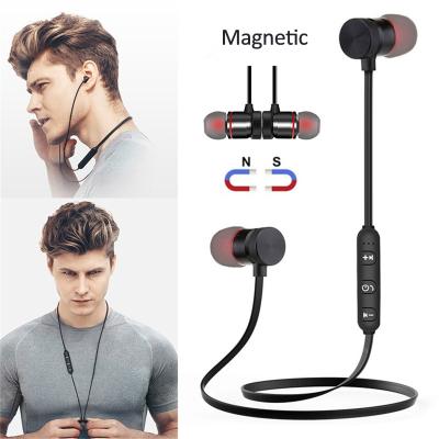 China In-Ear Headphones Sport Gym Headphones Earbuds Magnetic Working Wireless Headset MIC Stereo Earphones Portable for sale