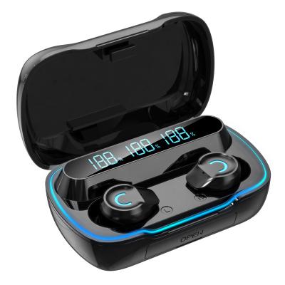 China Hot Selling In-Ear TWS Noise Canceling Headphones 5.2 Wireless Earbuds With Power Bank Battery Display for sale