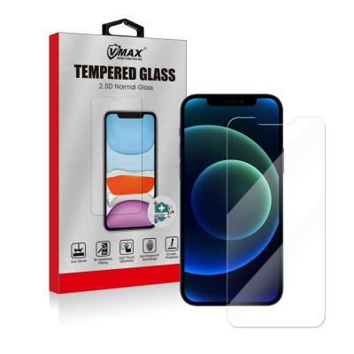 China 2.5D 9H Mobile Phone 0.33mm Tempered Glass Screen Protector Film For iPhone 12 for sale