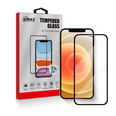 China Cell Phone Full Coverage High Clear Bubble Free 3d Screen Protector For Apple iPhone 12 11 Tempered Glass for sale