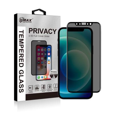 China Mobile Phone Privacy Screen Protector Film for iPhone 12 Mini Anti Spy Tempered Glass for iPhone 11 12 pro Max Protective Glass for sale