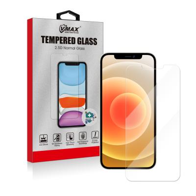 China Anti-scratch For iPhone 12 2.5D Hd Clear Screen Protector, Anti-fingerprint Tempered Glass Mobile Phone Protective Film for sale