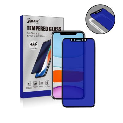 China 2020 Screen Protector Premium Mobile Phone Tempered Glasses No Bubble Anti Blue Light Blocking Film For iPhone 11 12 Screen Glass Protector for sale