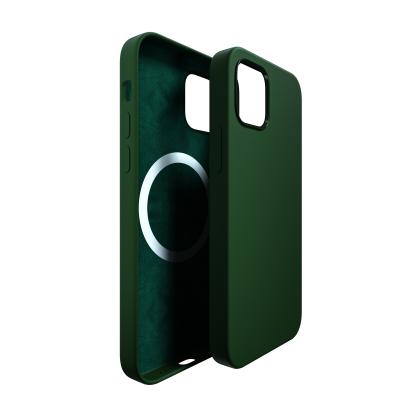 China Anti-fall for apple iphone 12 magsafes silicone phone case, silicone case for iphone 12 for sale